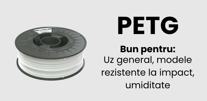 Filamente PETG Polymaker, AzureFilm, Fiberlogy, FormFutura, colorFabb in stoc la Filamente3D