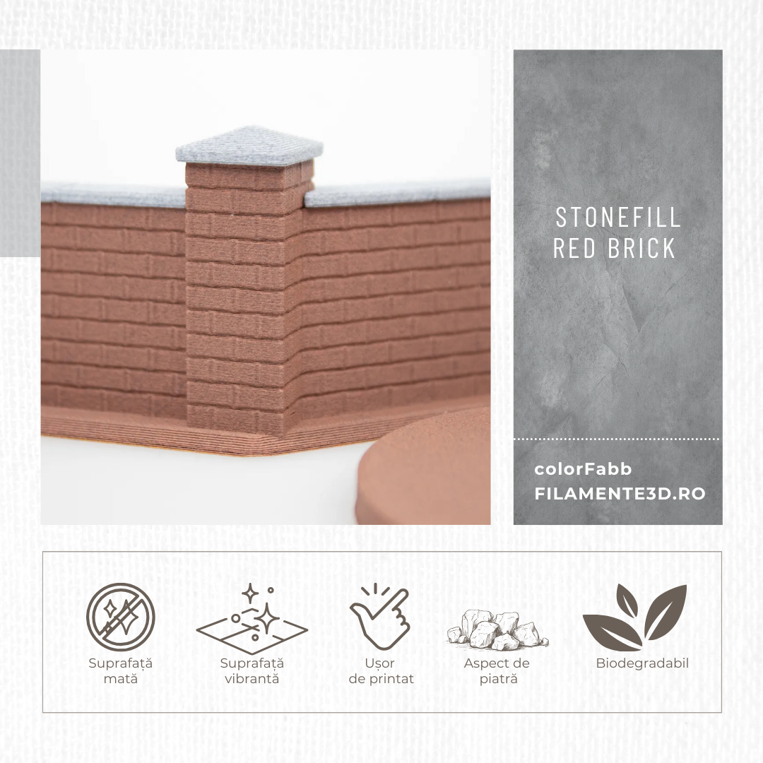 ColorFabb Stonefill Red Brick