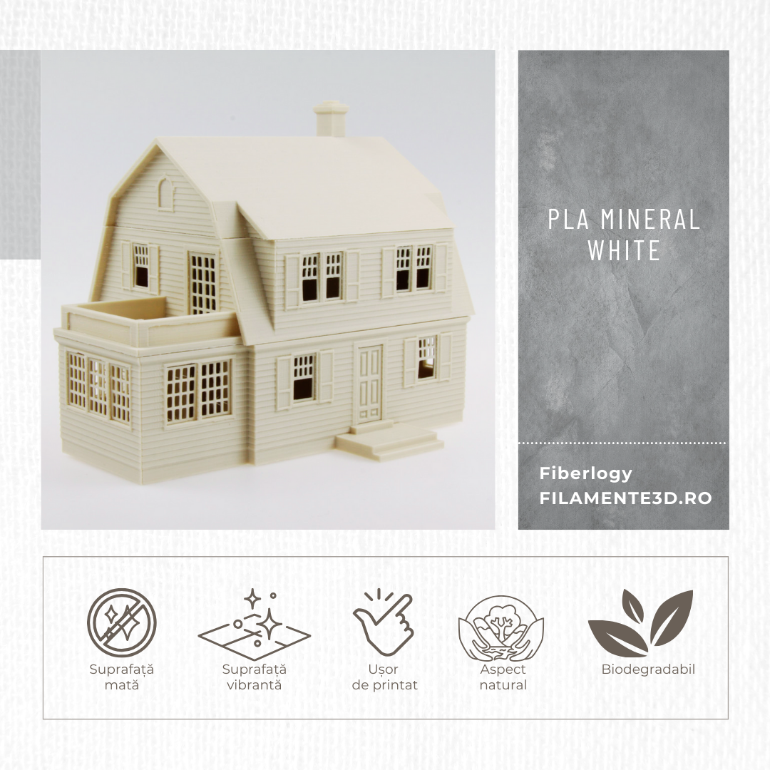 Fiberlogy PLA Mineral White