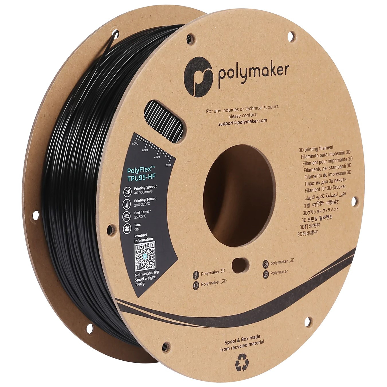 Polymaker PolyFlex TPU-95A High Speed (ex TPU95 HF)