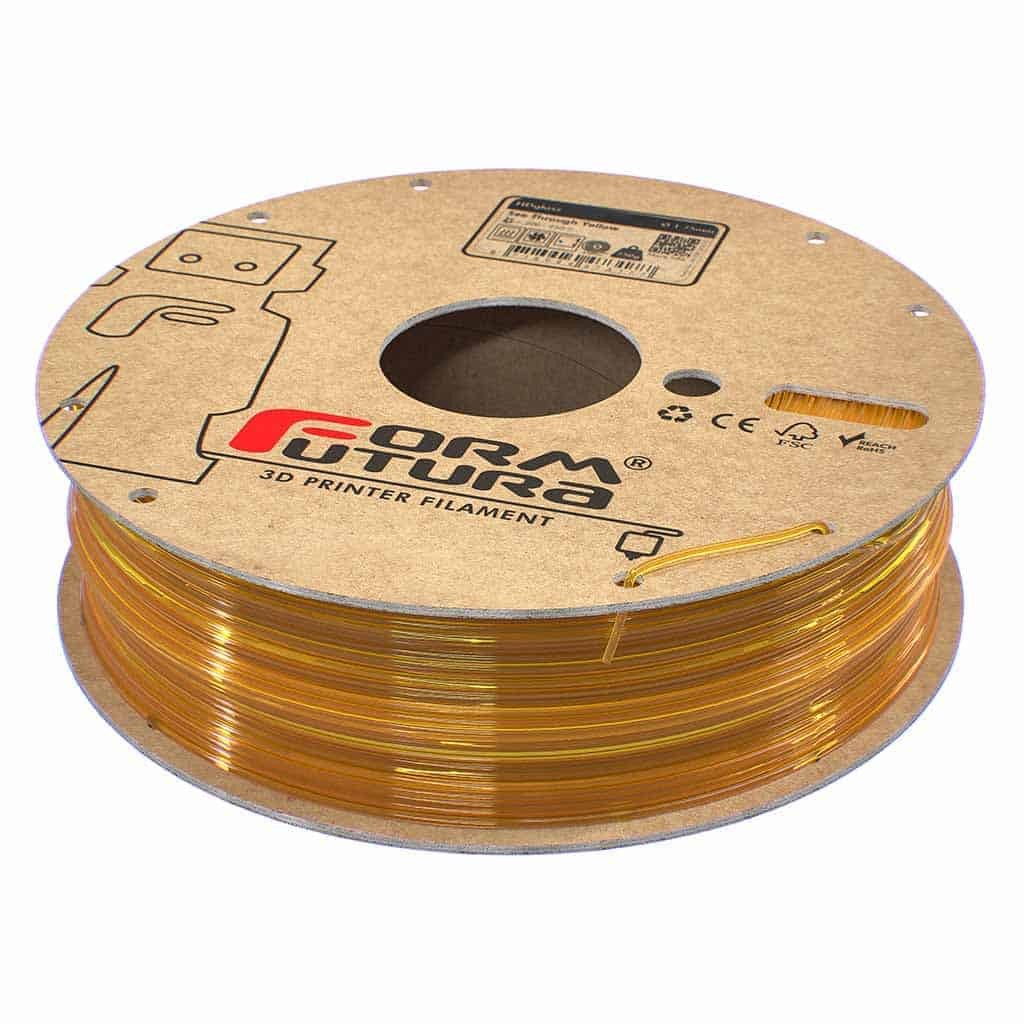 Filament FormFutura HDglass - See Through Yellow (galben transparent) 750g
