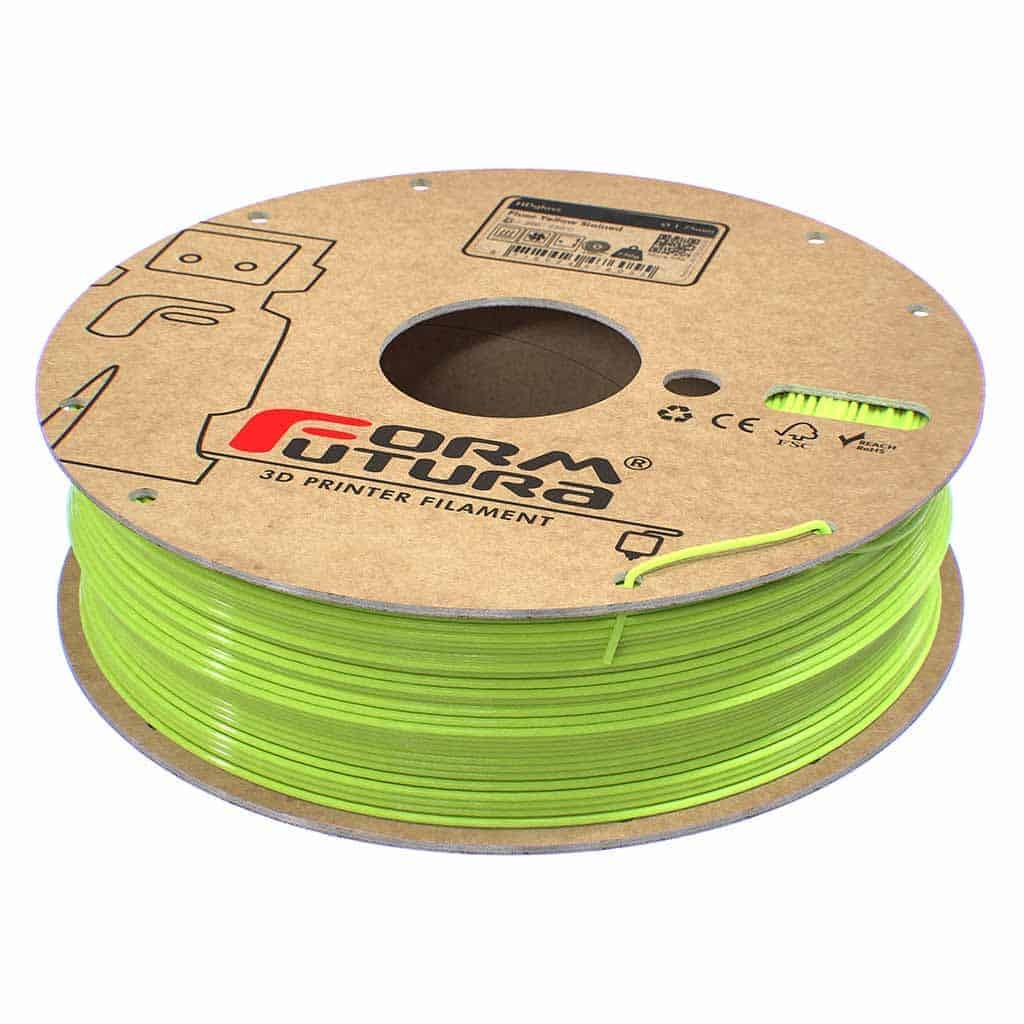 Filament FormFutura HDglass - Fluor Yellow Stained (galben translucid) 750g