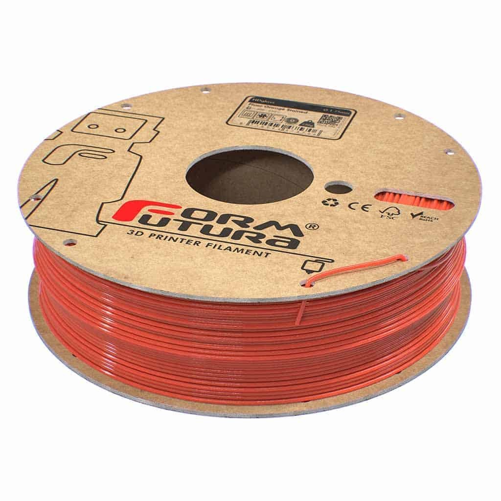 Filament FormFutura HDglass - Fluor Orange Stained (portocaliu translucid) 750g