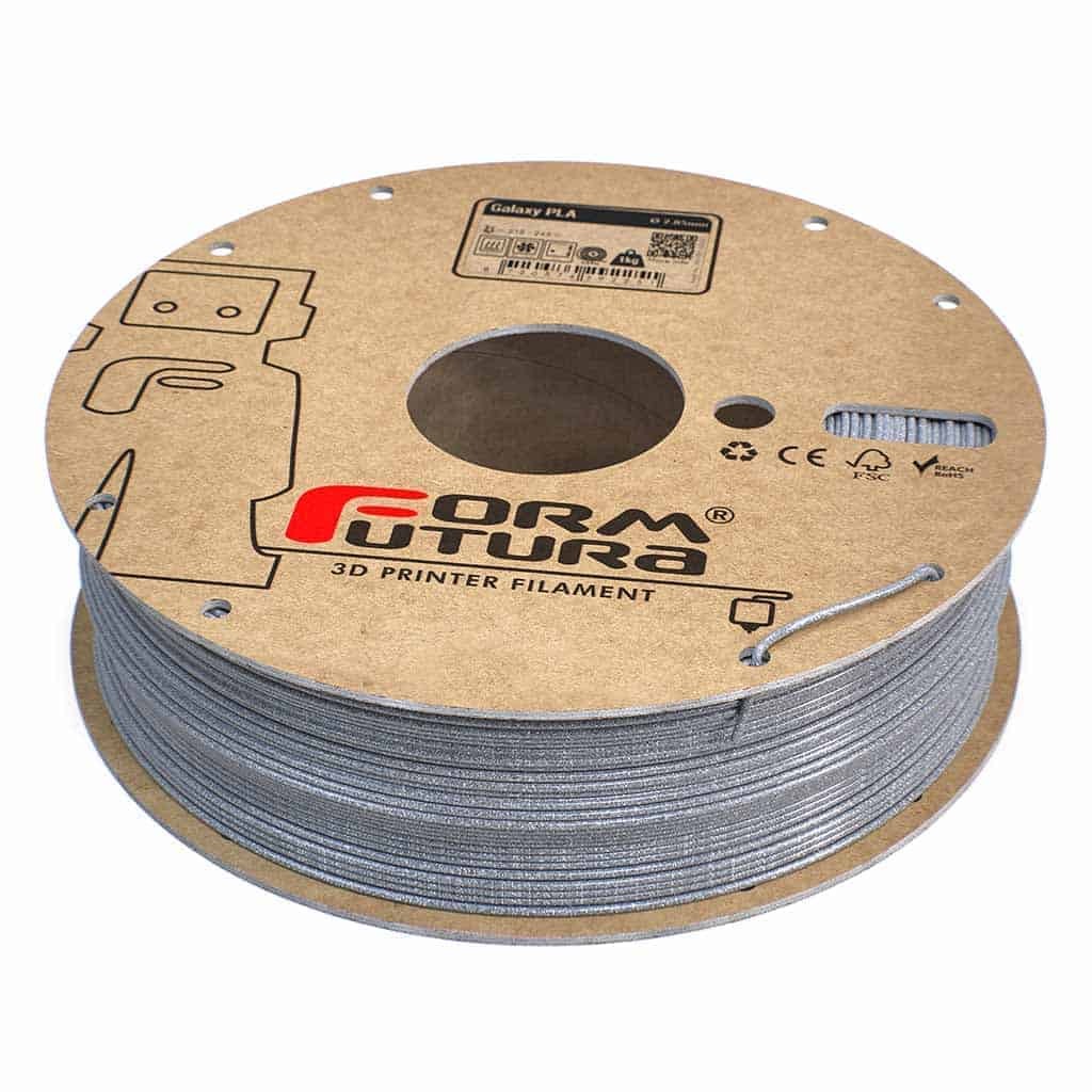Filament FormFutura Galaxy PLA - Titanium Silver (argintiu) 750g