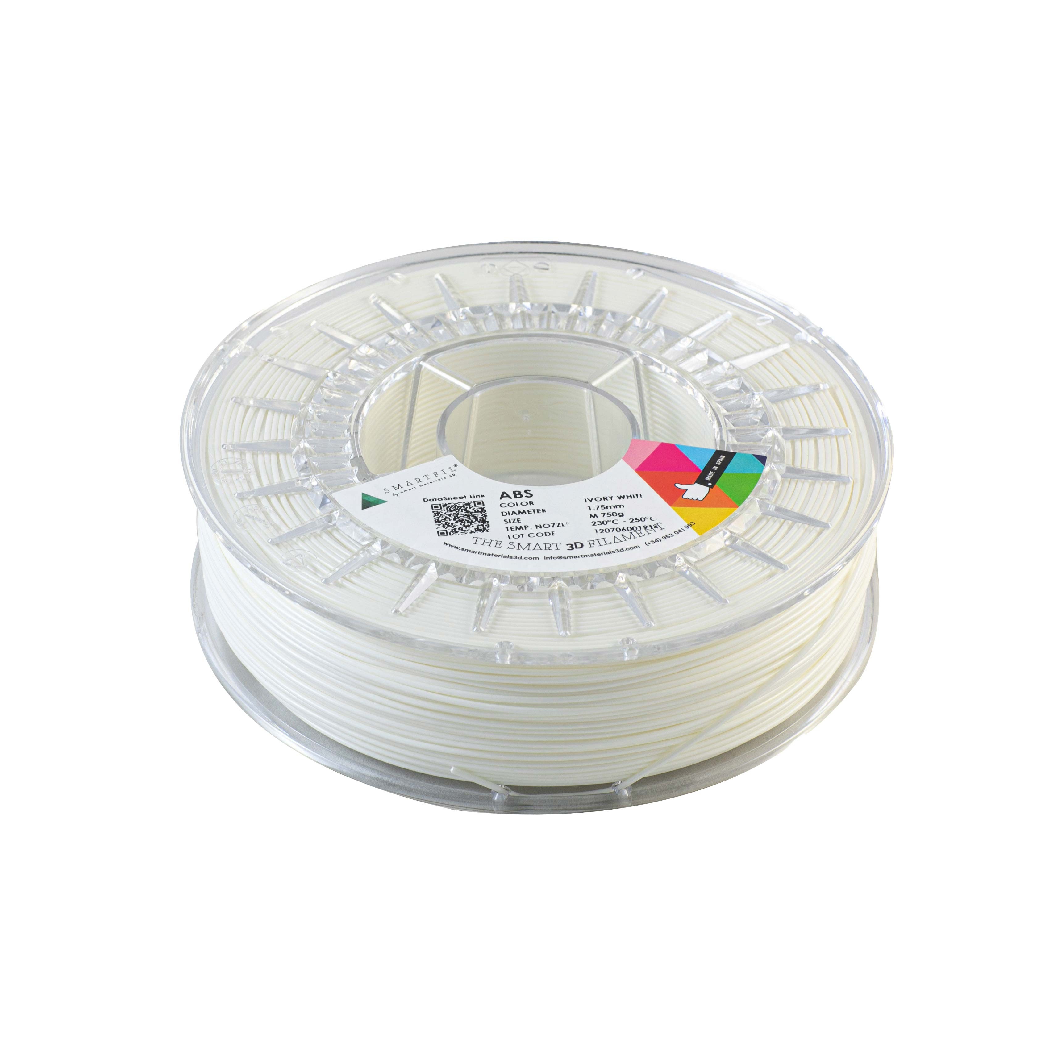 Filament SmartFil ABS Ivory White (alb) 1kg