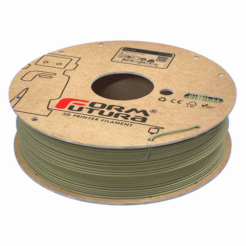 Filament FormFutura Matt PLA - Olive Camouflage (verde) 750g