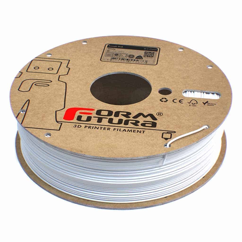 Filament FormFutura Tough PLA - White (alb) 750g