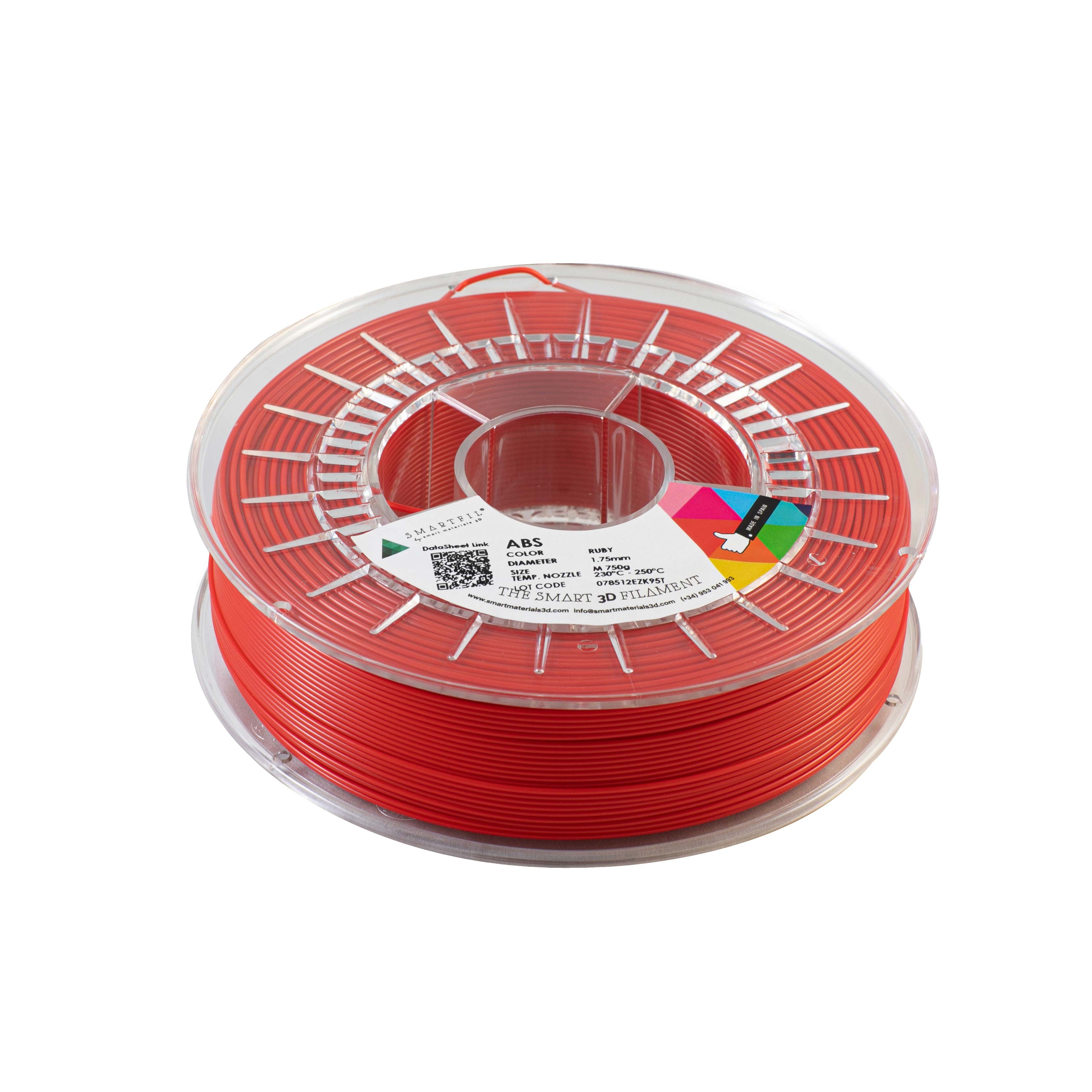 Filament SmartFil ABS Ruby (rosu) 750g