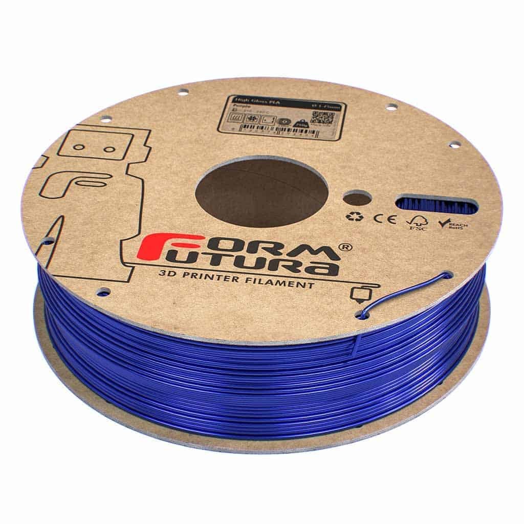 Filament FormFutura High Gloss PLA Blue (albastru) 750g
