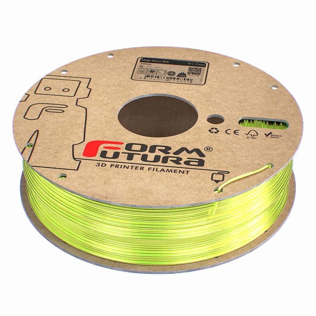 Filament FormFutura High Gloss PLA Yellow (galben) 750g
