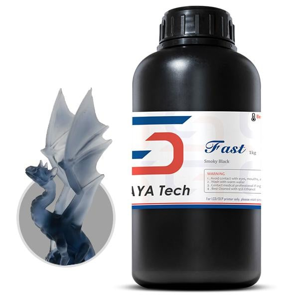 Rasina SIRAYA TECH Fast ABS-Like - Smoky Black (negru fumuriu) 1kg
