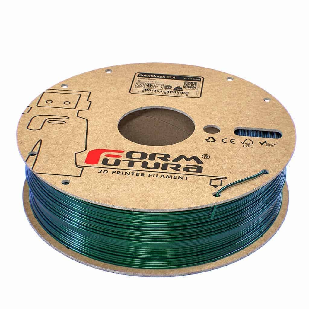 Filament FormFutura High Gloss PLA - ColorMorph Green&Blue (verde si albastru) 750g