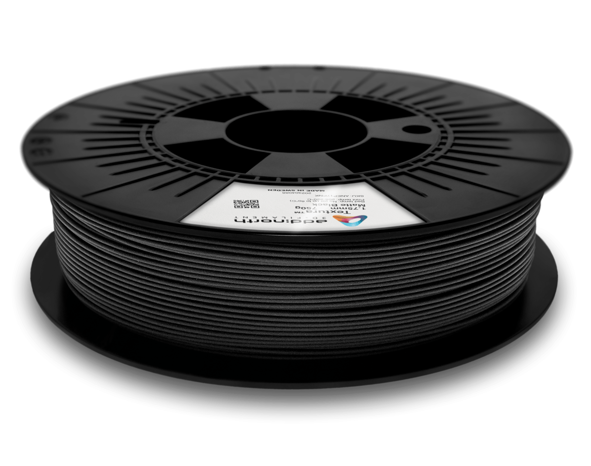 Filament add: north Textura Matte Black (negru mat) 750g