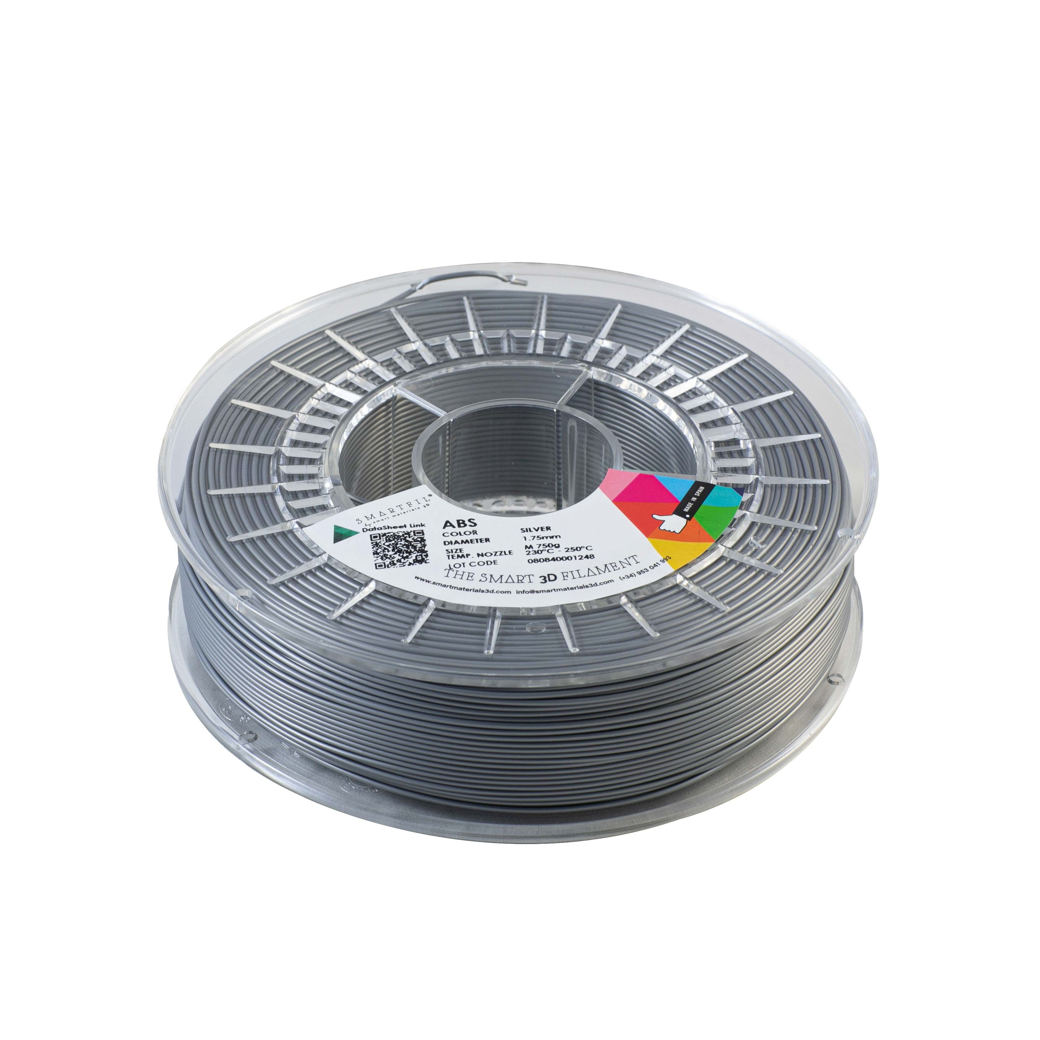 Filament SmartFil ABS Silver (argintiu) 750g