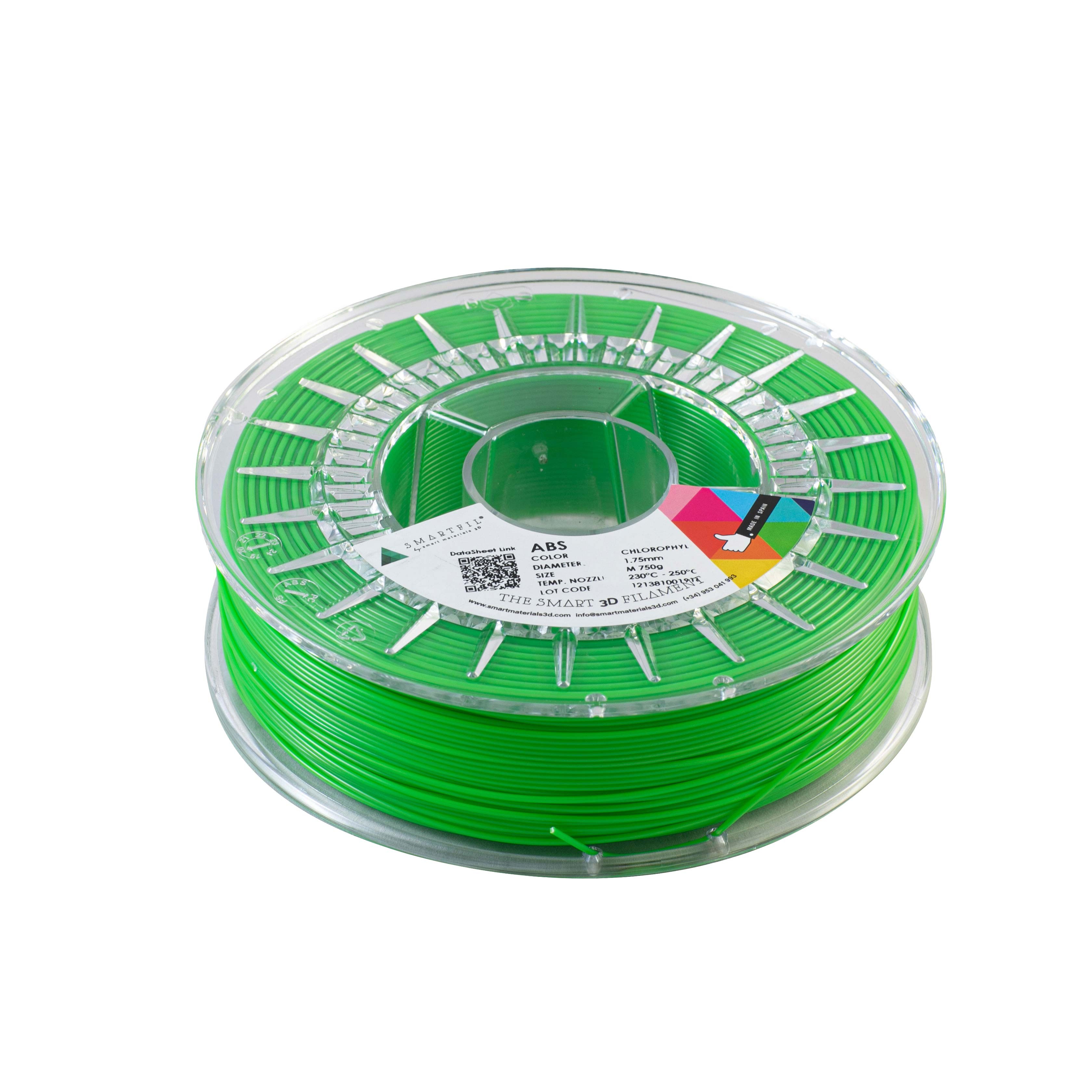 Filament SmartFil ABS Chlorophyll (verde) 750g