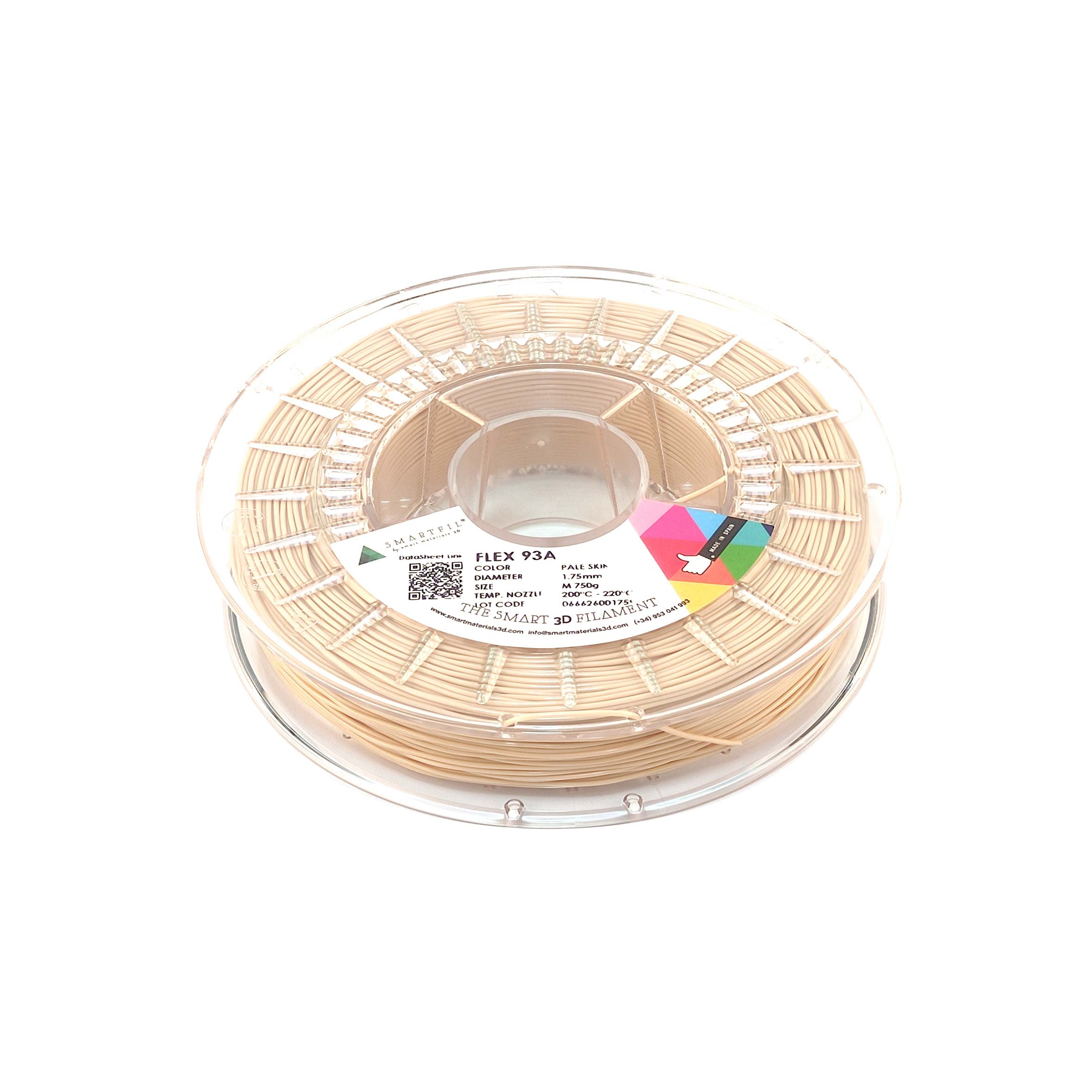 Filament SmartFil Flex - TPU 93A - Pale Skin (maro deschis) 750g