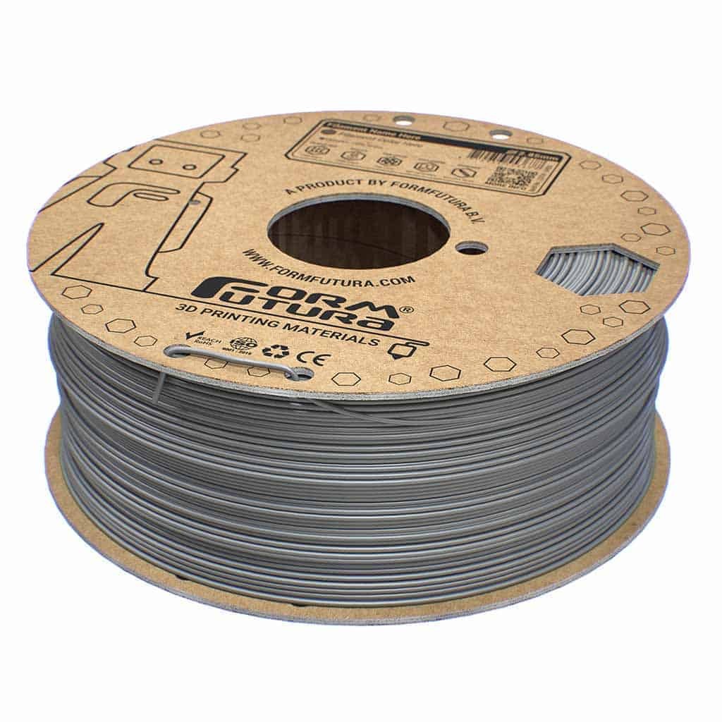 Filament 1.75mm FormFutura EasyFil ePLA Grey Aluminium (argintiu) 1kg