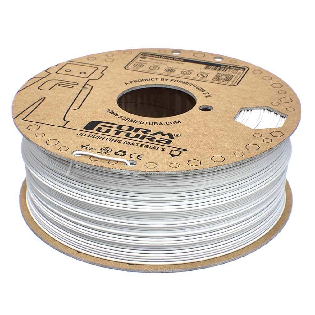 Filament 1.75mm FormFutura EasyFil ePETG Traffic White (alb) 1kg