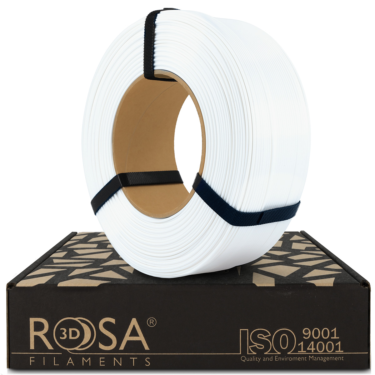 Filament 1.75 mm Rosa 3D ReFill PLA Starter Winter White (alb) 1kg