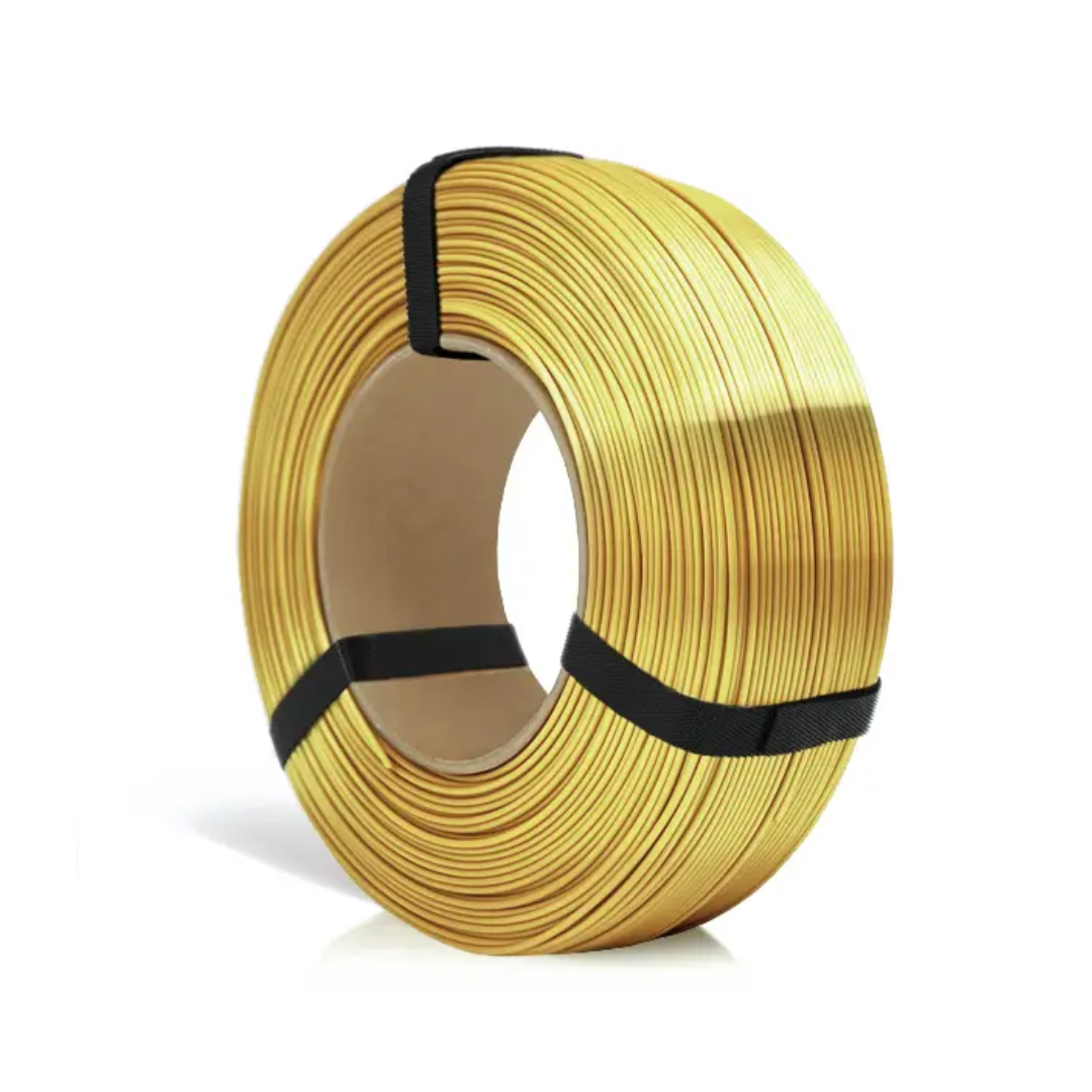 Filament 1.75 mm Rosa 3D ReFill PLA Silk Gold (auriu) 1kg