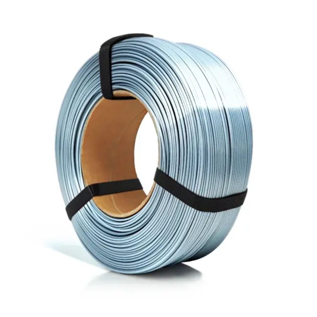 Filament 1.75 mm Rosa 3D ReFill PLA Silk Silver (argintiu) 1kg