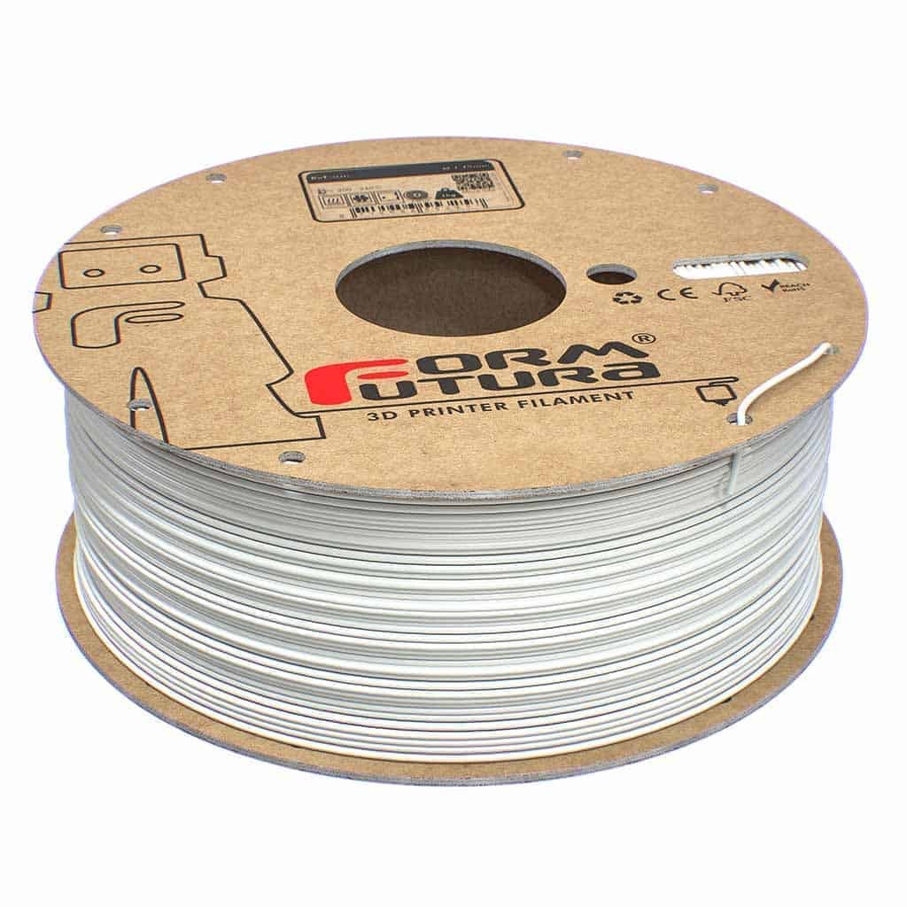 Filament 1.75mm FormFutura ReForm rPET White (alb) 1kg
