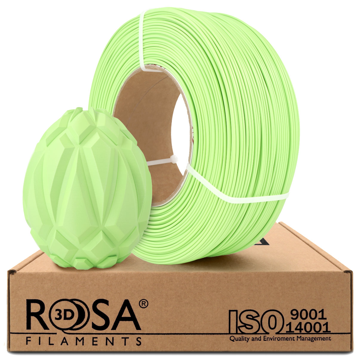 Filament 1.75 mm Rosa 3D ReFill PLA Pastel Green (verde deschis) 1kg