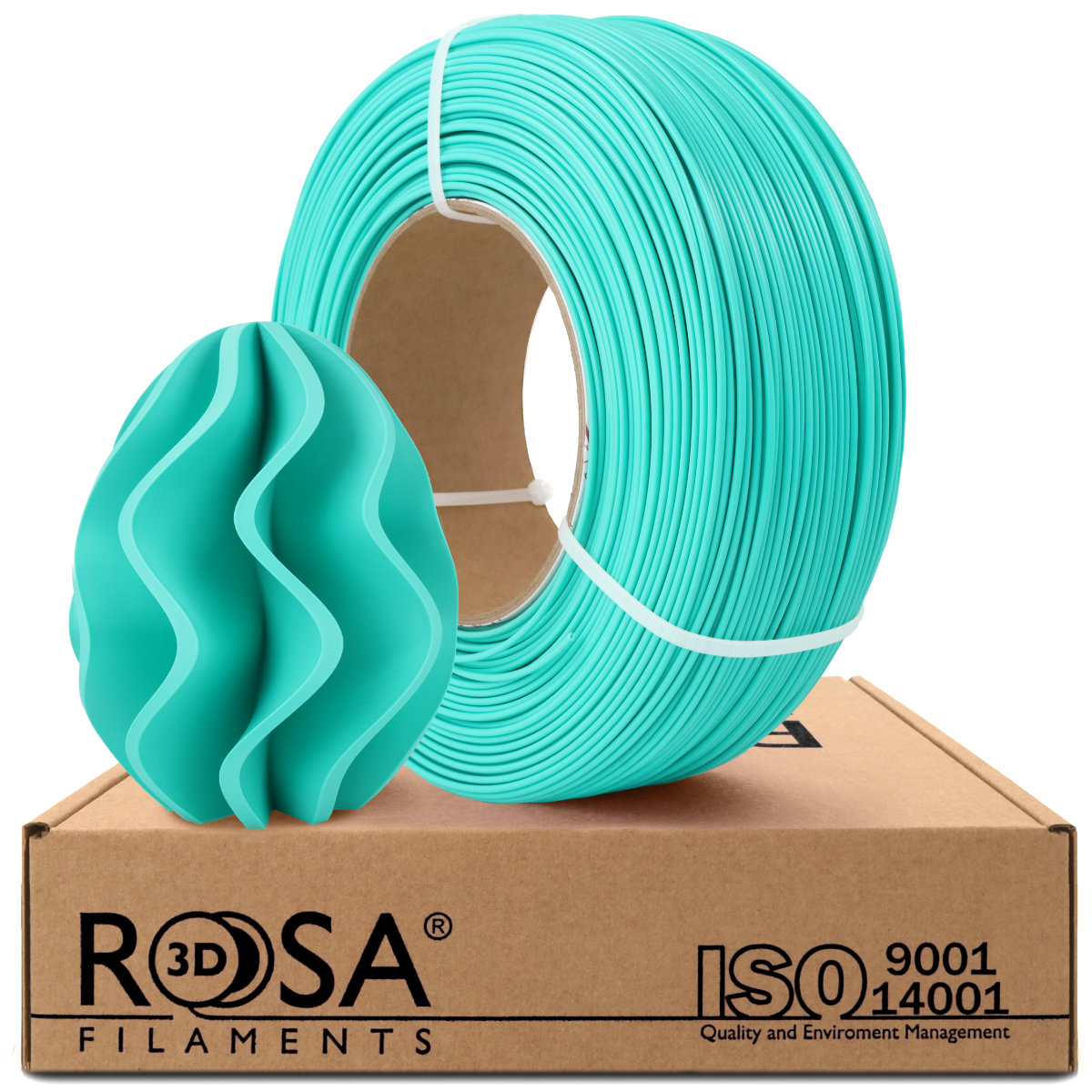 Filament 1.75 mm Rosa 3D ReFill PLA Pastel Mint (verde deschis) 1kg
