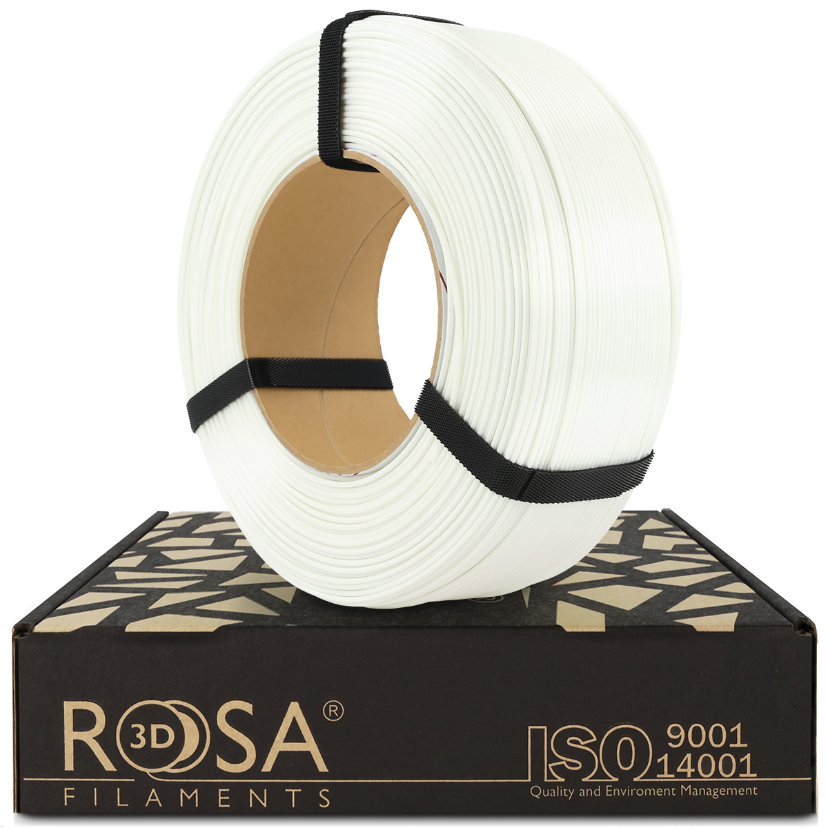 Filament 1.75 mm Rosa 3D ReFill PLA Starter Litophane White (alb) 1kg