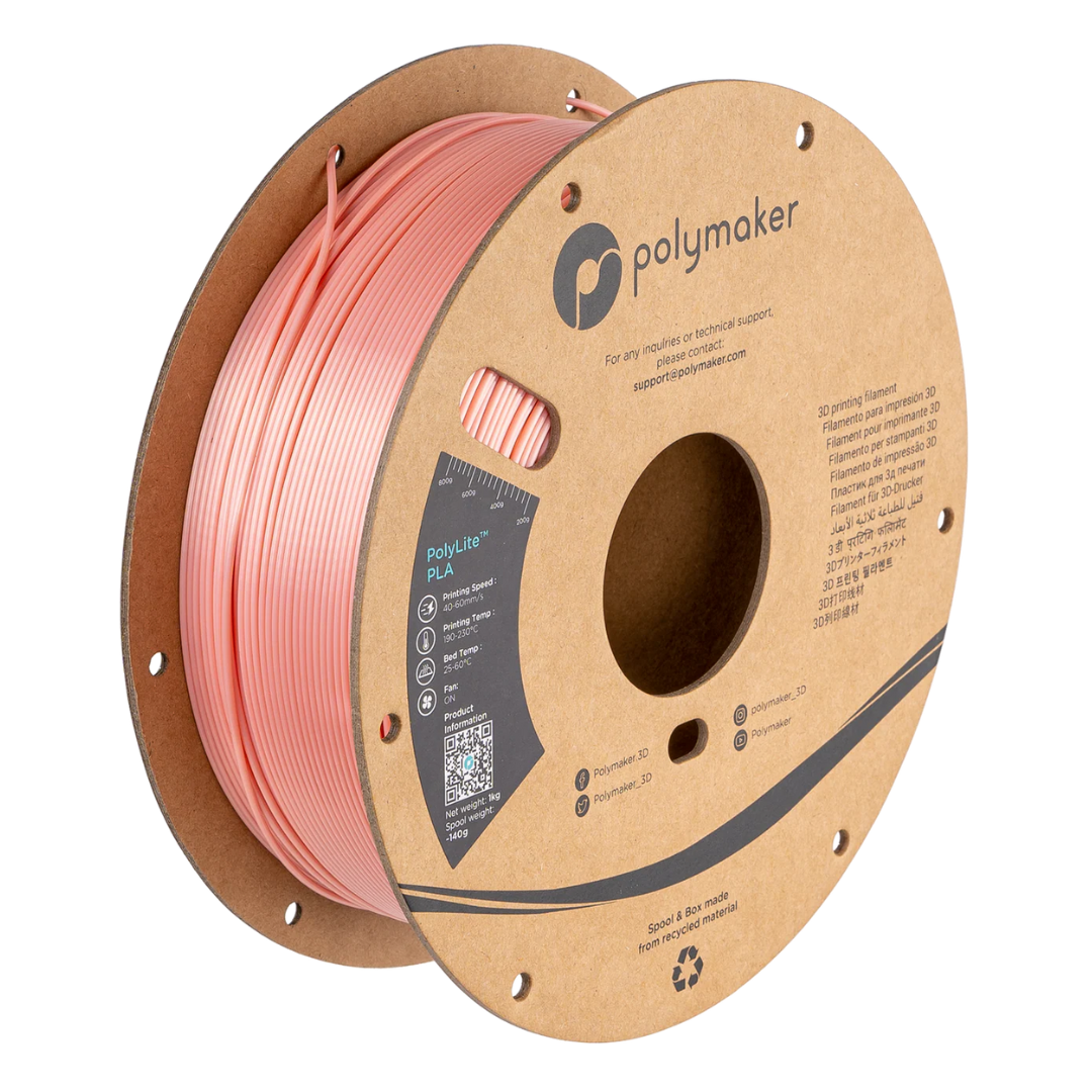 Filament 1.75 mm PolyLite PLA Silk Pink 1kg