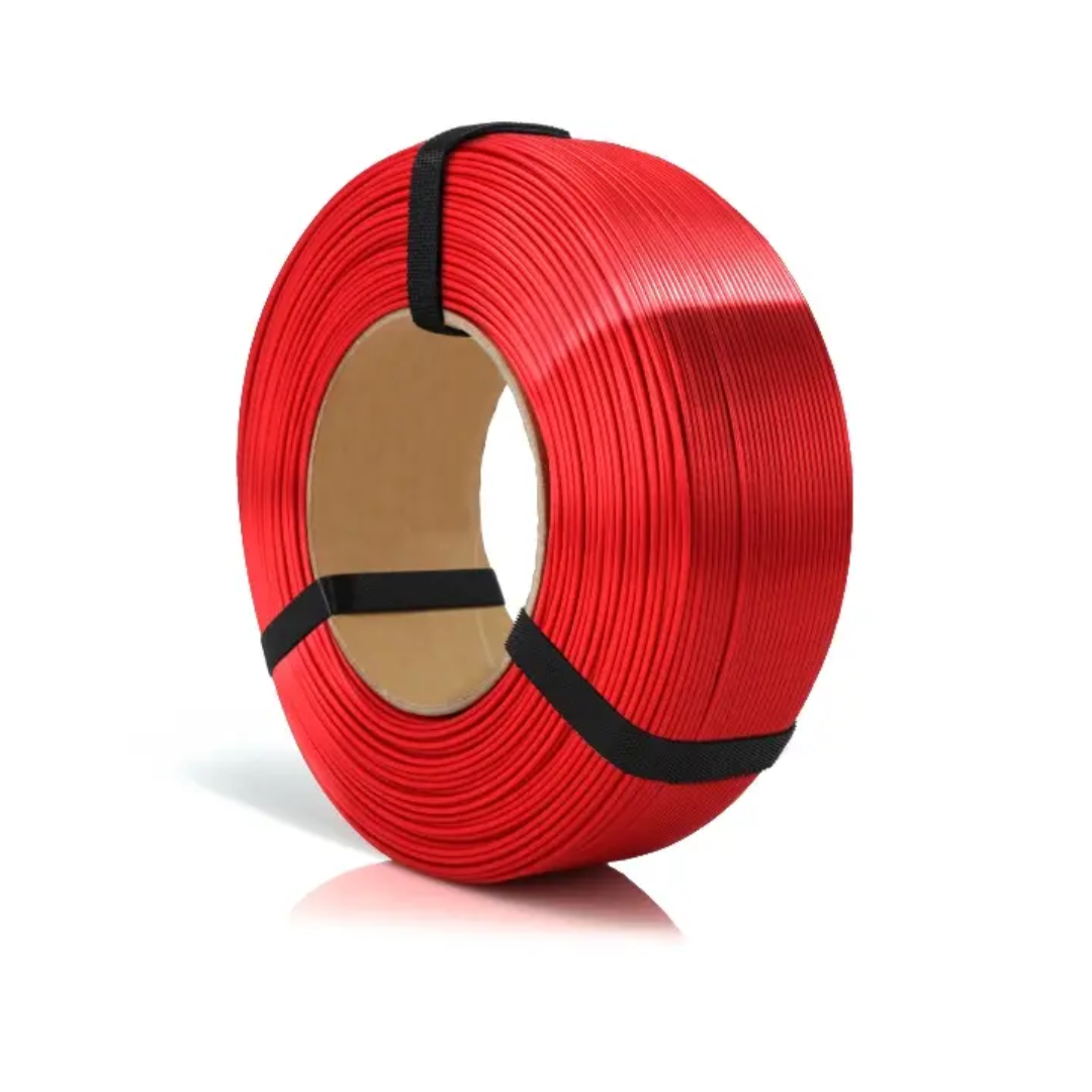 Filament 1.75 mm Rosa 3D ReFill PLA Silk Red (rosu) 1kg