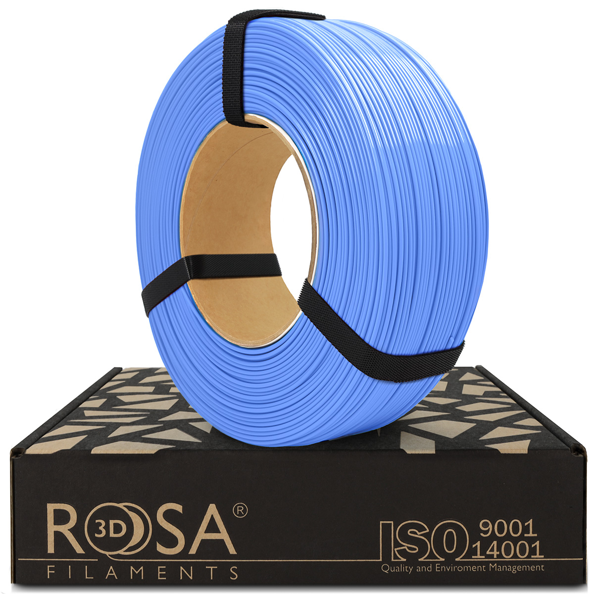 Filament 1.75 mm Rosa 3D ReFill PLA Starter Blue (albastru) 1kg