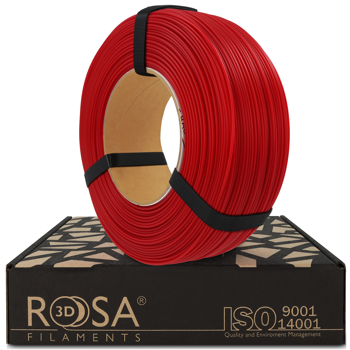 Filament 1.75 mm Rosa 3D ReFill PLA Starter Karmin Red (rosu) 1kg