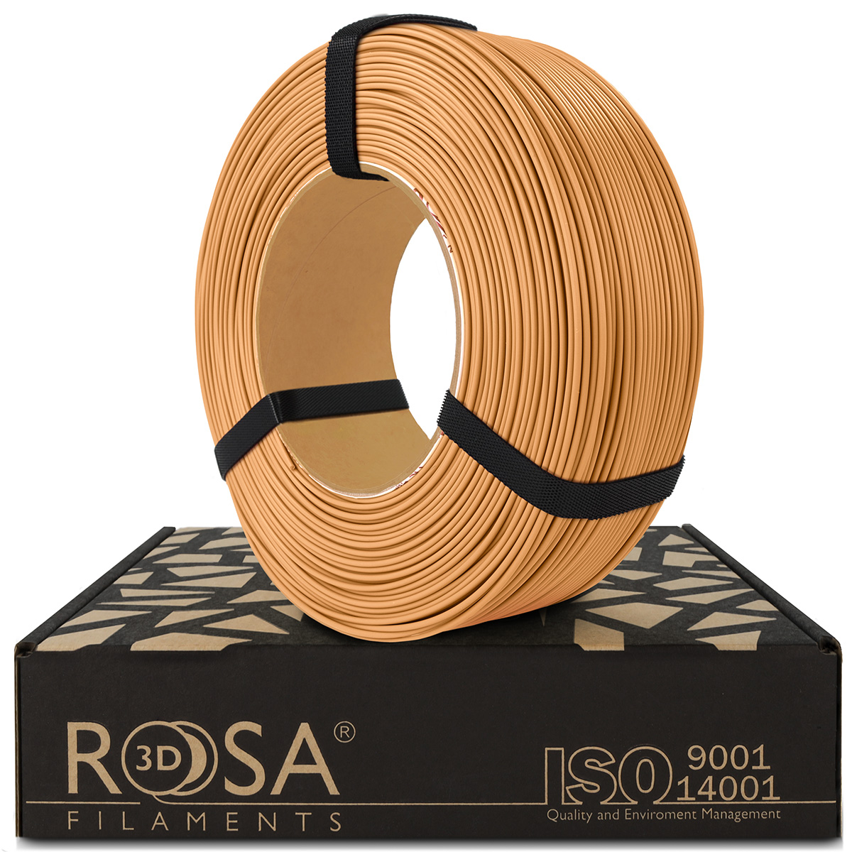 Filament 1.75 mm Rosa 3D ReFill PLA Starter Light Brown (maro) 1kg