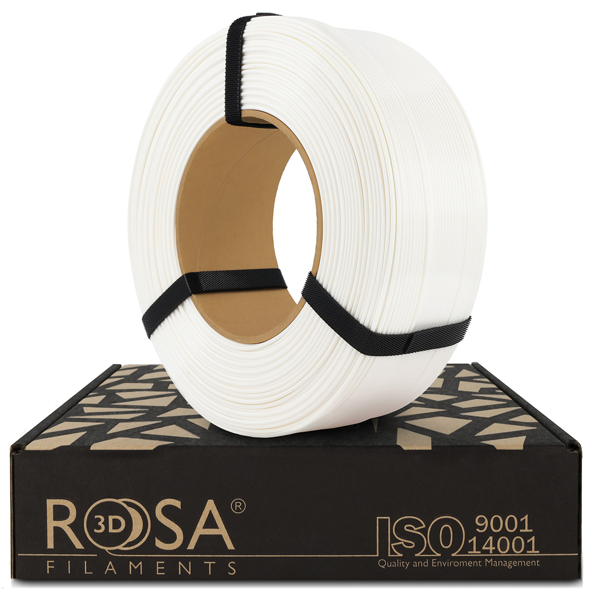 Filament 1.75 mm Rosa 3D ReFill PLA Starter White (alb) 1kg