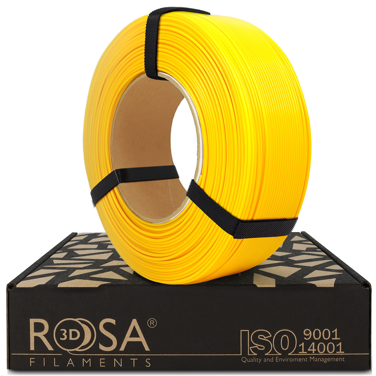 Filament 1.75 mm Rosa 3D ReFill PLA Starter Yellow (galben) 1kg
