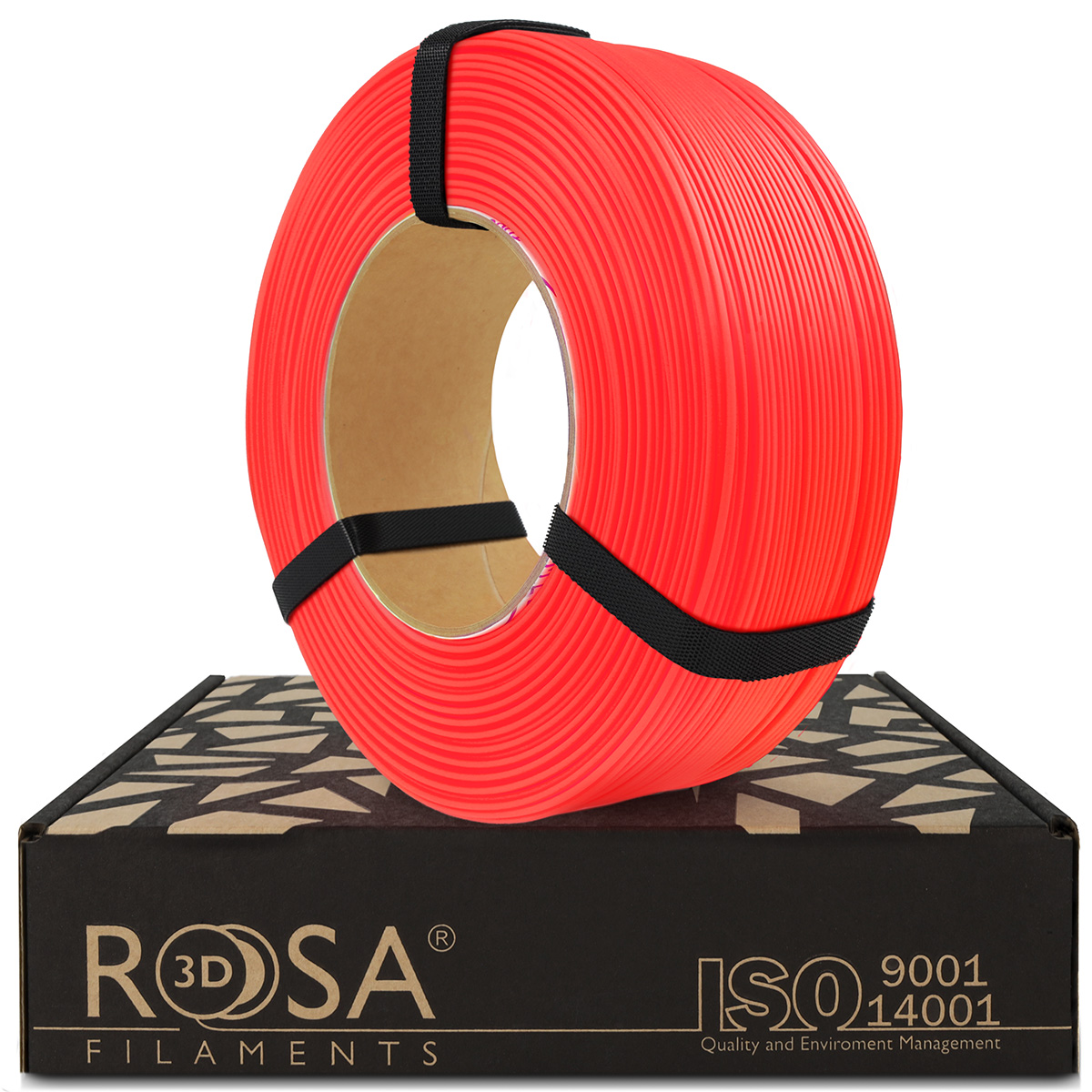 Filament 1.75 mm Rosa 3D ReFill PLA Starter Neon Orange (portocaliu) 1kg