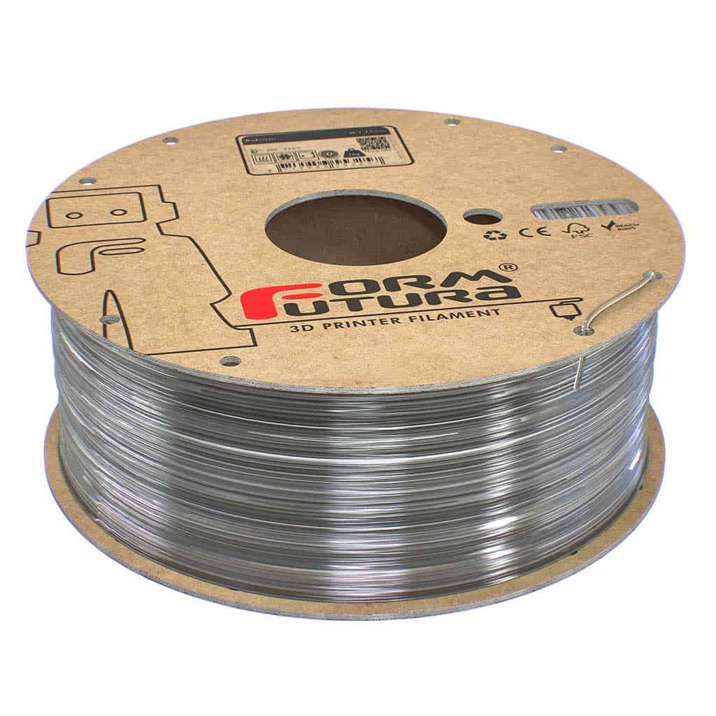 Filament 1.75mm FormFutura ReForm rPET Clear (transparent) 1kg