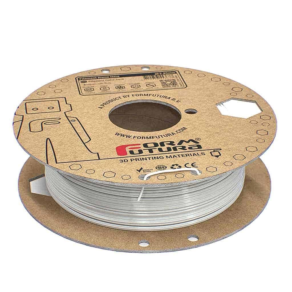 Filament 1.75 mm FormFutura Python Flex - TPU90A - White (alb) 500g