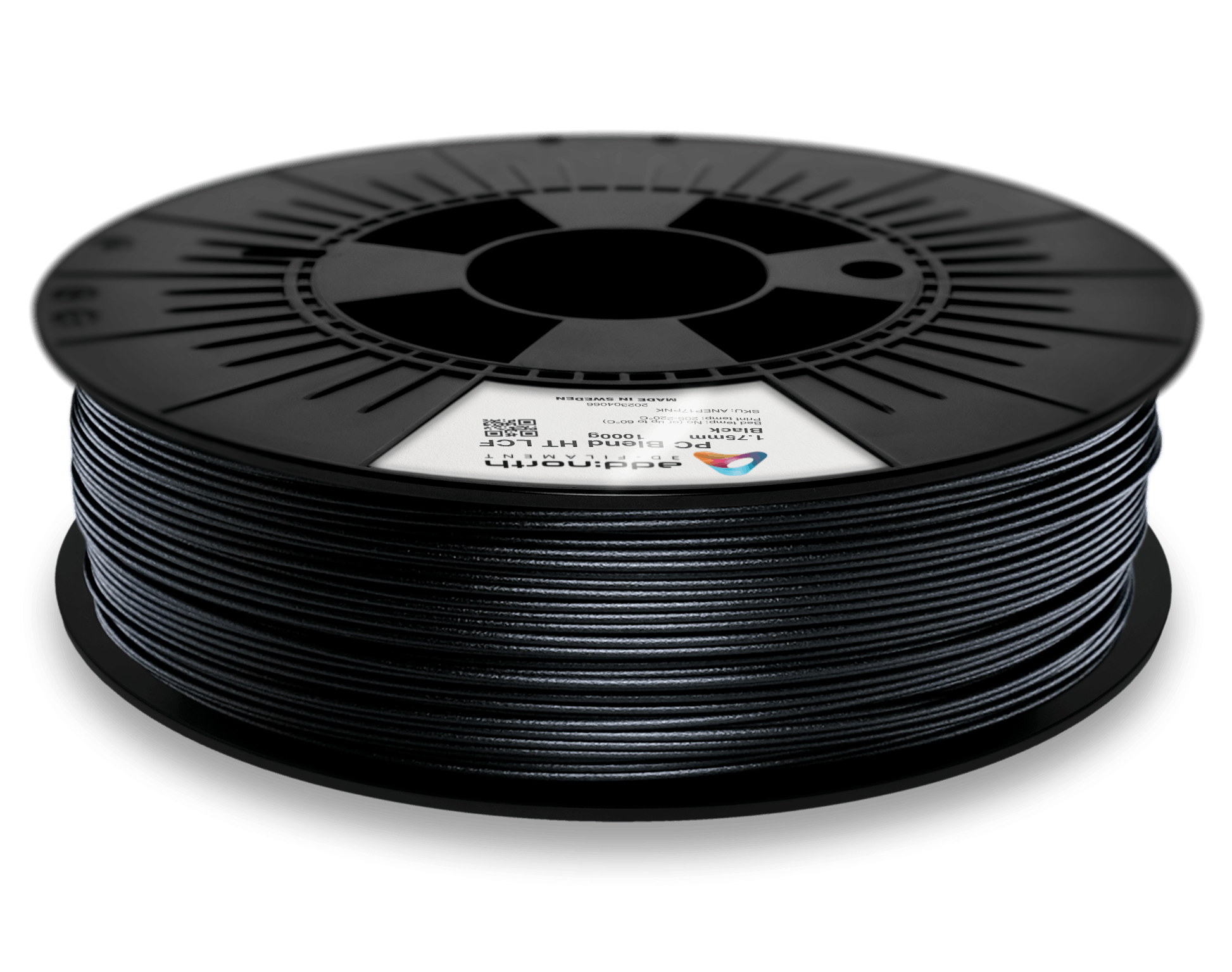 Filament 1.75 mm add: north PC Blend HT LCF Black (negru) 1kg