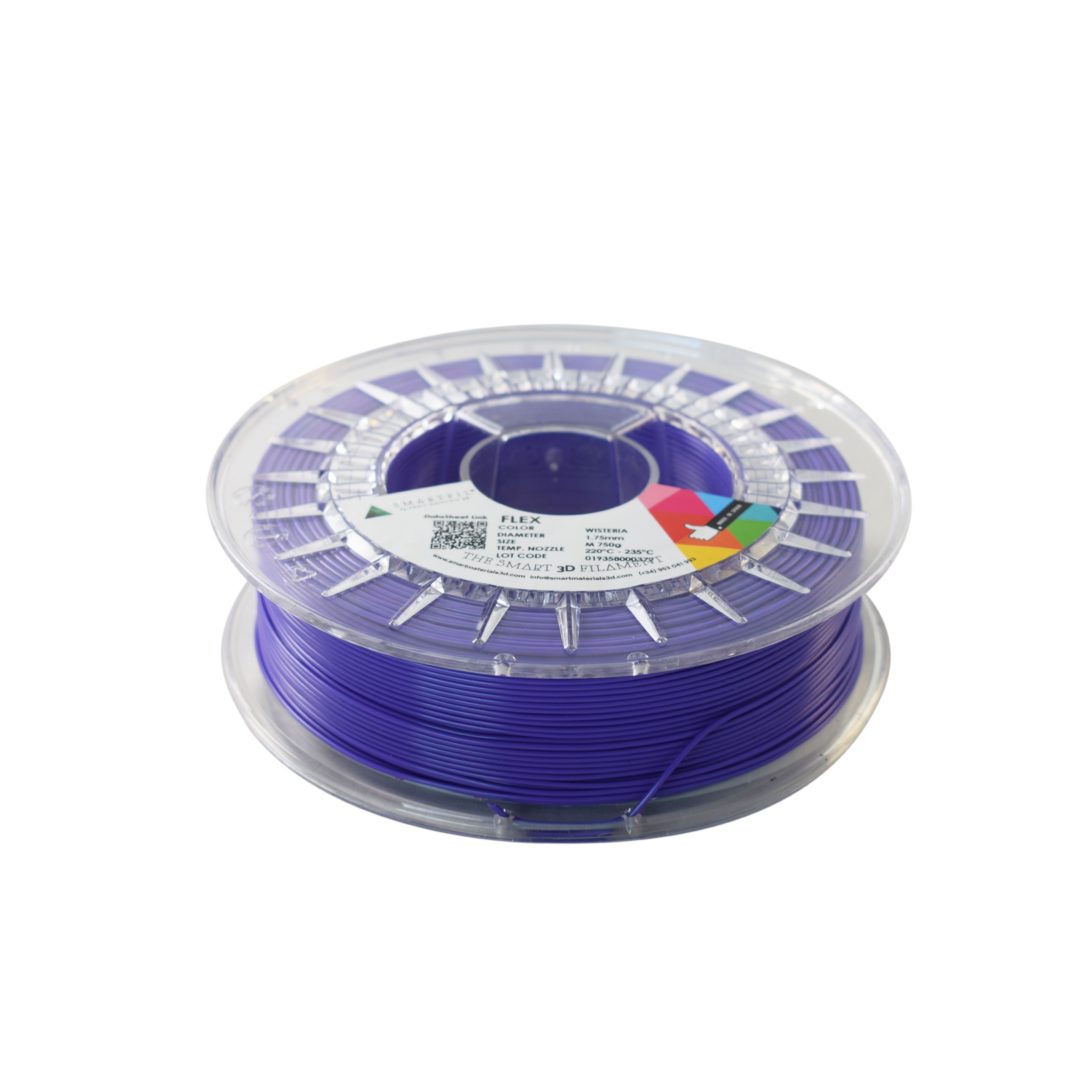 Filament SmartFil Flex - TPU 93A - Wisteria (violet) 750g