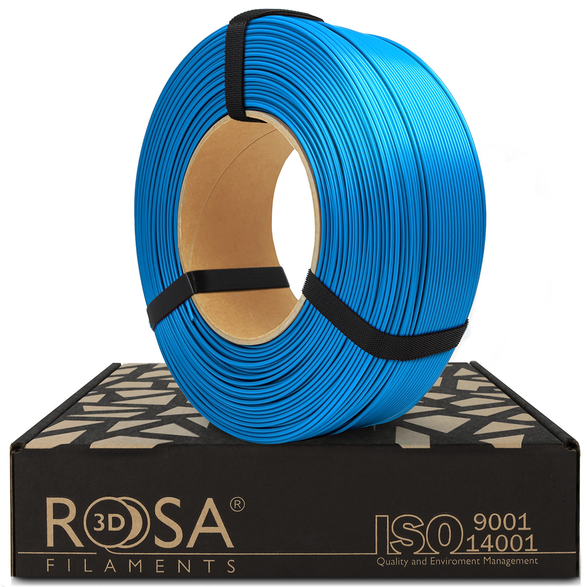 Filament 1.75 mm Rosa 3D ReFill PLA Starter Capri Blue Satin (albastru) 1kg