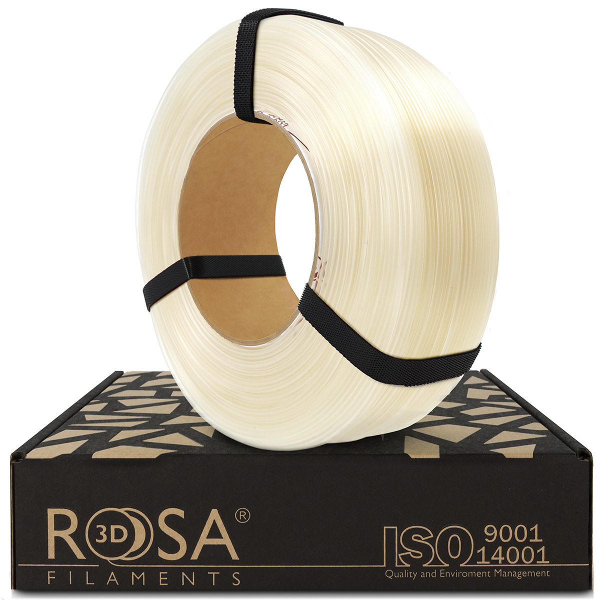 Filament 1.75 mm Rosa 3D ReFill PLA Starter Natural Transparent (natural) 1kg