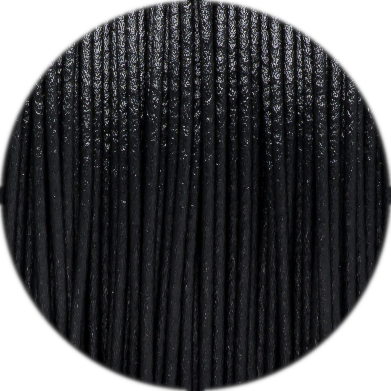 Filament 1.75 mm Fiberlogy PCTG+GF Black (negru) 750g