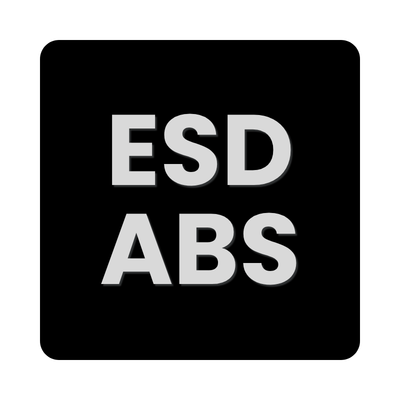 Filament 1.75 mm Fiberlogy ESD ABS Black (negru) 500g
