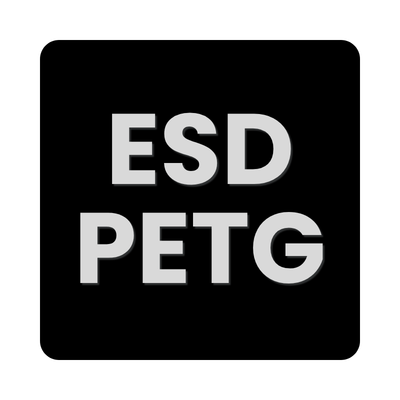 Filament 1.75 mm Fiberlogy ESD PETG Black (negru) 500g