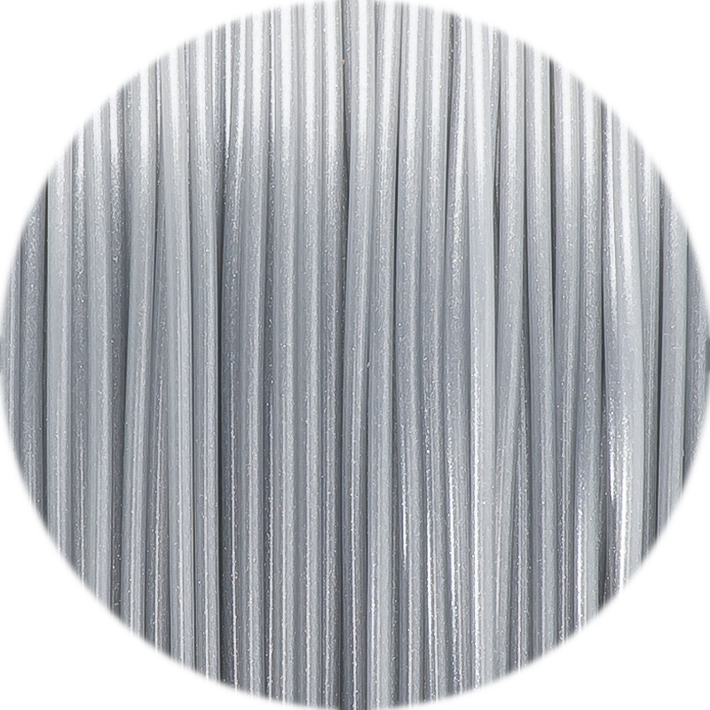 Filament 1.75 mm Fiberlogy Easy PET-G Silver (argintiu) - RAL 9007 - 850g