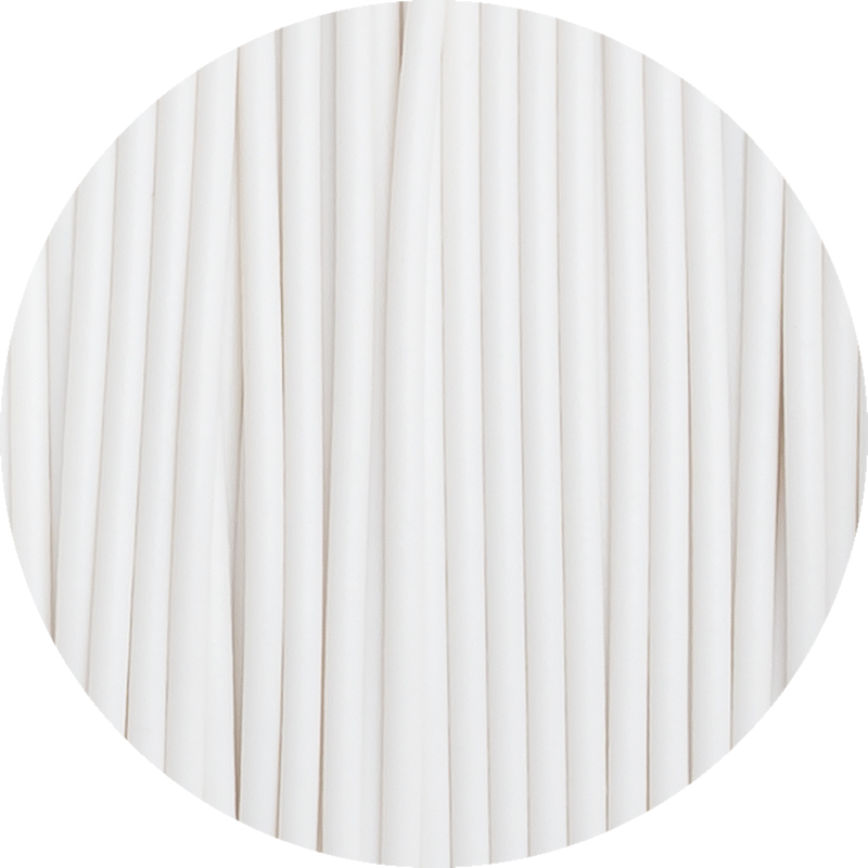 Filament 1.75 mm Fiberlogy Matte PET-G White (alb) - RAL 9003 - 850g