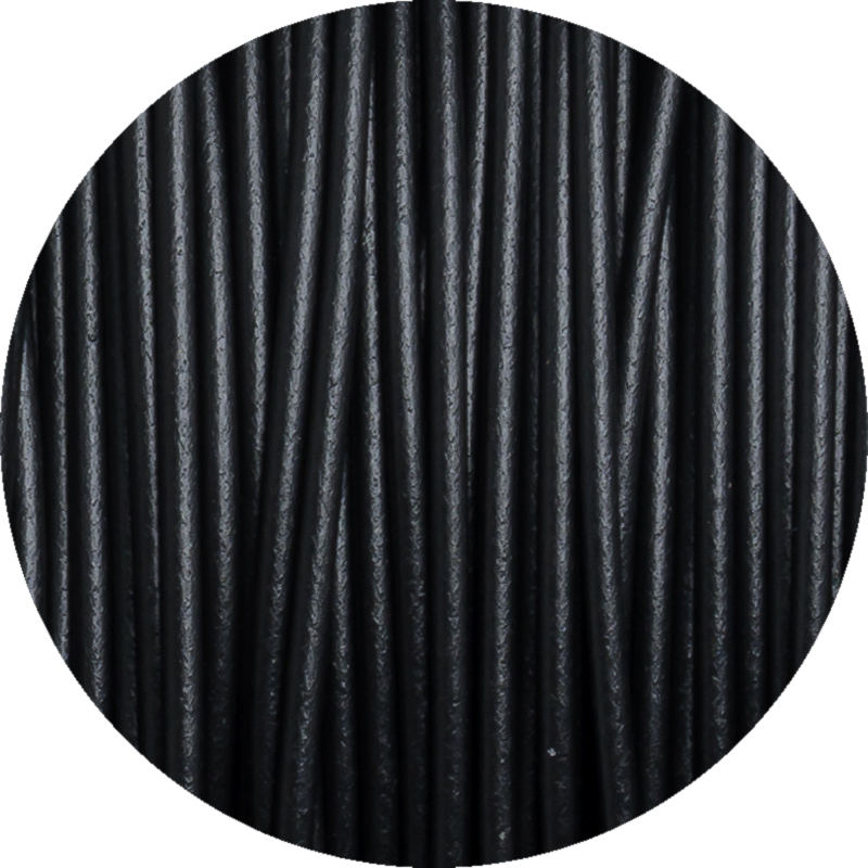 Filament 1.75 mm Fiberlogy Matte PET-G Black (negru) - RAL 9017 - 850g