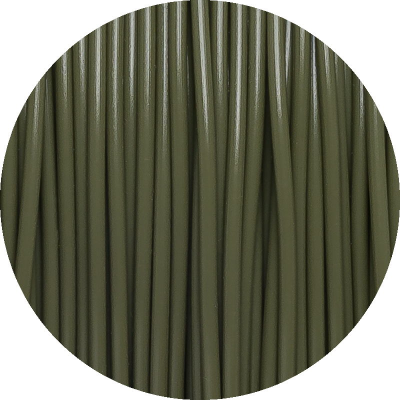 Filament 1.75 mm Fiberlogy Impact PLA Olive Green (verde) - RAL 6013 - 850g